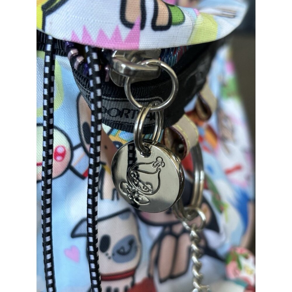 Lesportsac Tokidoki Collaboration Rucksack Backpack W Charm - Picture 6 of 16